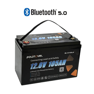 Boleh berhubung dengan asid plumbum - 12v 105Ah lithium bluetooth bateri BL12105LA